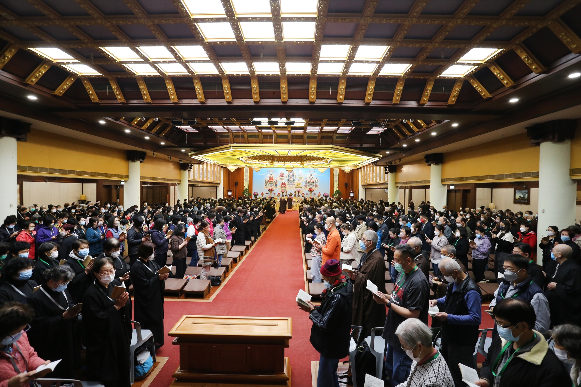 觀音誕法會儀式中

