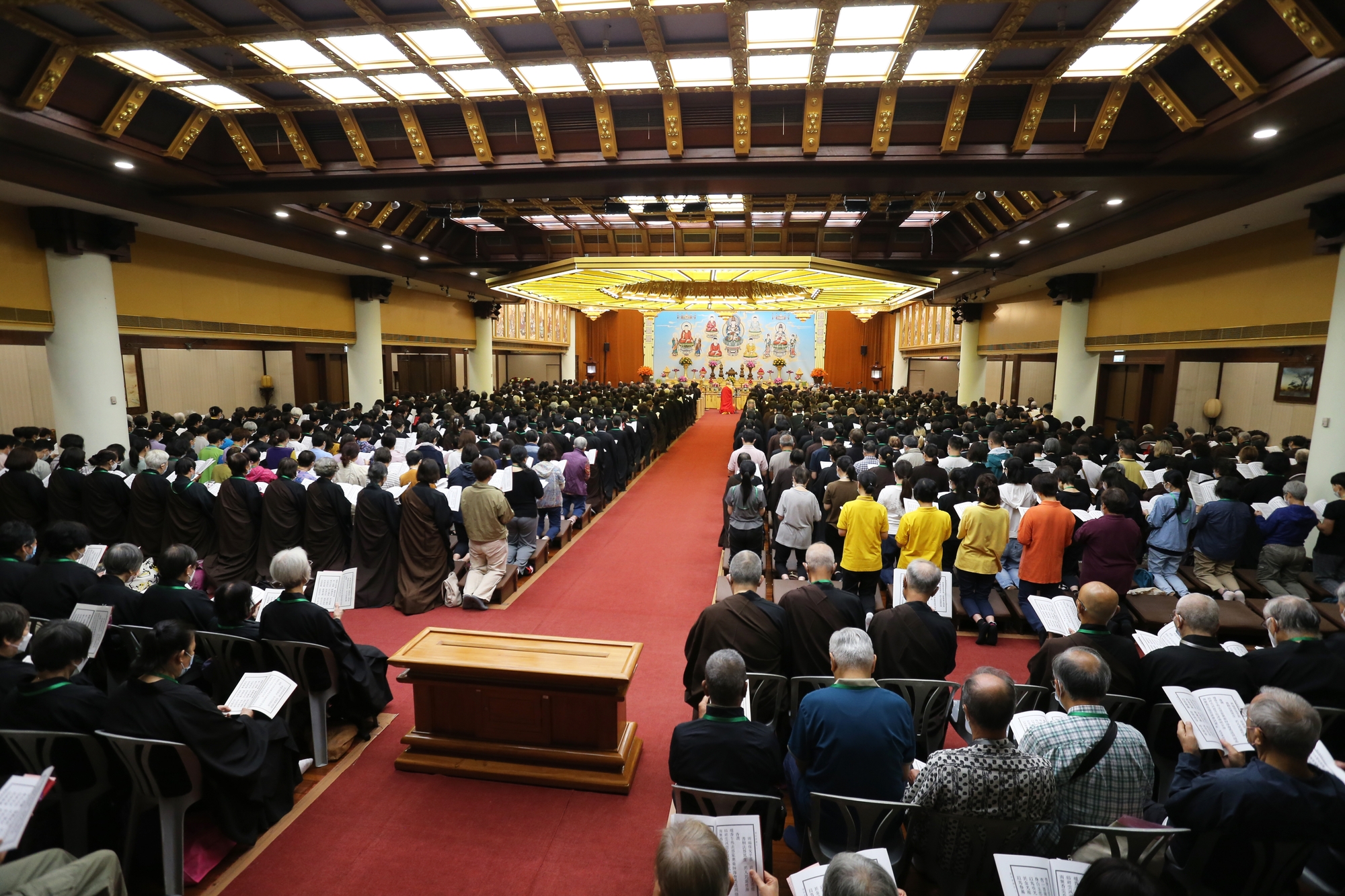 禮藥師寶懺法會儀式中
