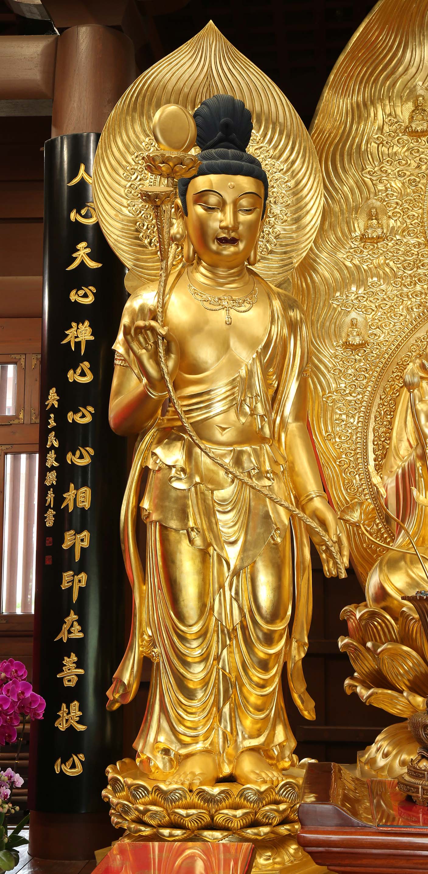 脅侍(月光)菩薩