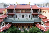重建後新加坡蓮山雙林寺藏經樓